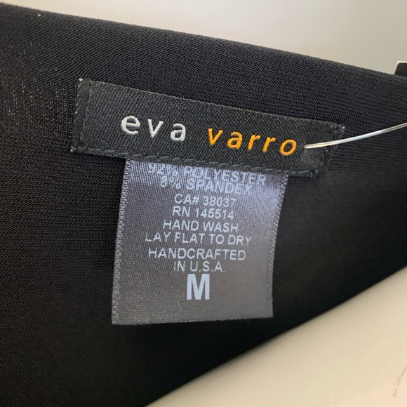 EVA VARRO GROMMET LAYERED TUNIC BLACK /Gold - Picture 3 of 4